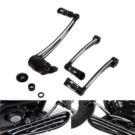 H RUO Brake Arm Pedal Heel Toe Shift Levers Shifter Pegs Fits for Harley Touring Road Glide Street Glide Electra Glide Road King 2014-2025 2024 2023