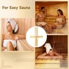 Cosyoo Sauna Hourglass Sand Timer,15 Minute Sand Timer Wooden Sand