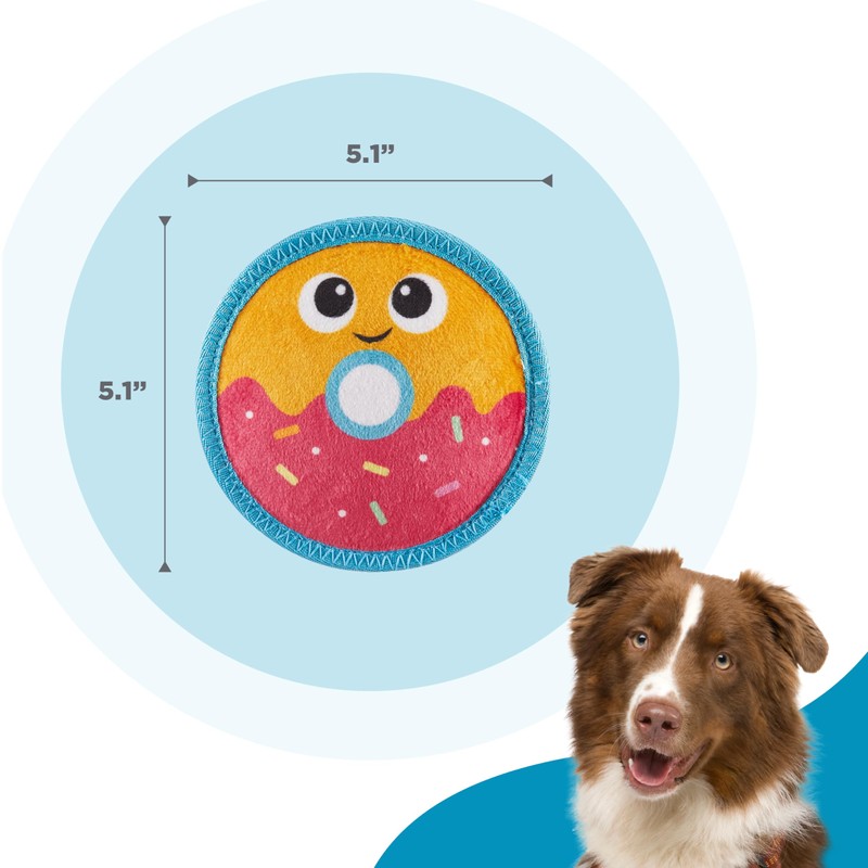Outward Hound Tough Skinz Durable Squeaky Dog Toy with Two