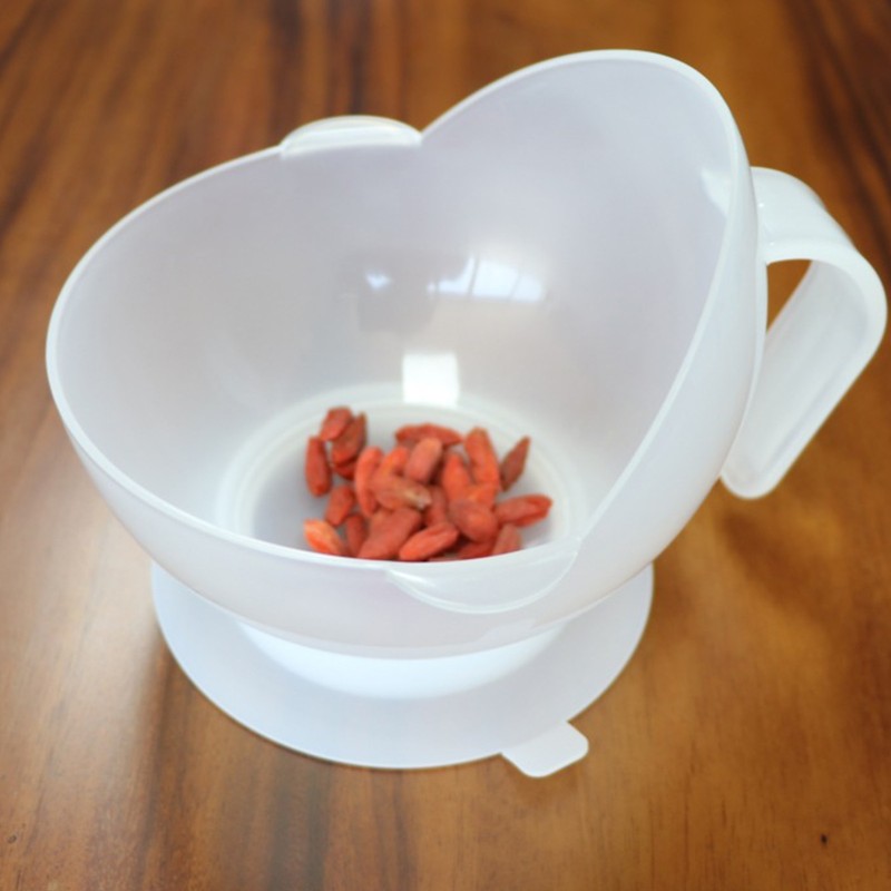 Spill Proof Scoop Bowl with Suction Base Adaptive Self Feeding