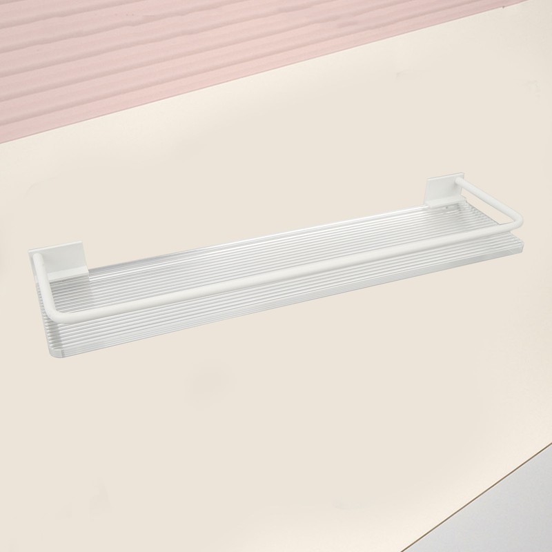 Shower Caddy Wall Mount Organizer Shelves Aluminium Cream Style Large