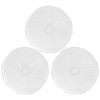 H&W 3PCS 5mm Round Fuse Beads Boards, Large Clear Pegboards