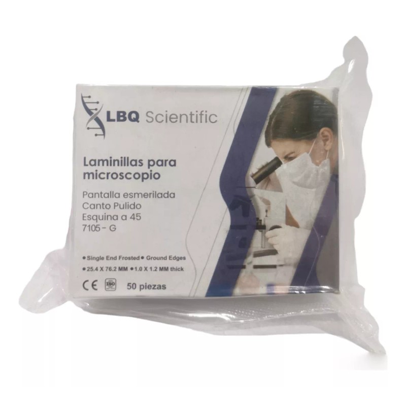Rollmed Portaobjetos Laminillas Pk 5 Cajas De 50 Pzas C/u
