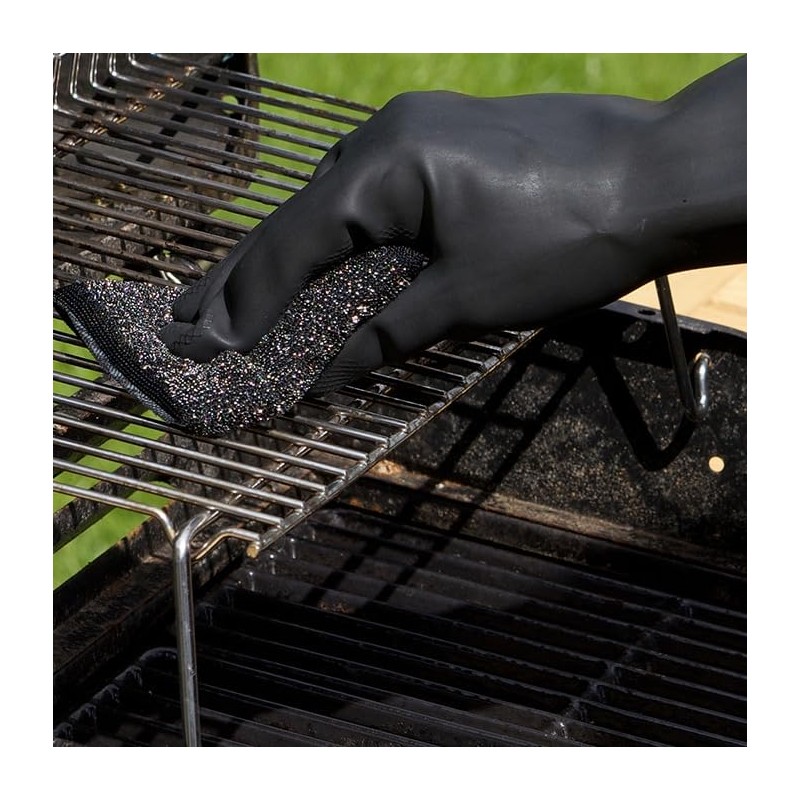 3 X Gardening Rubber Gloves Extra Tough & Non-Slip Grip