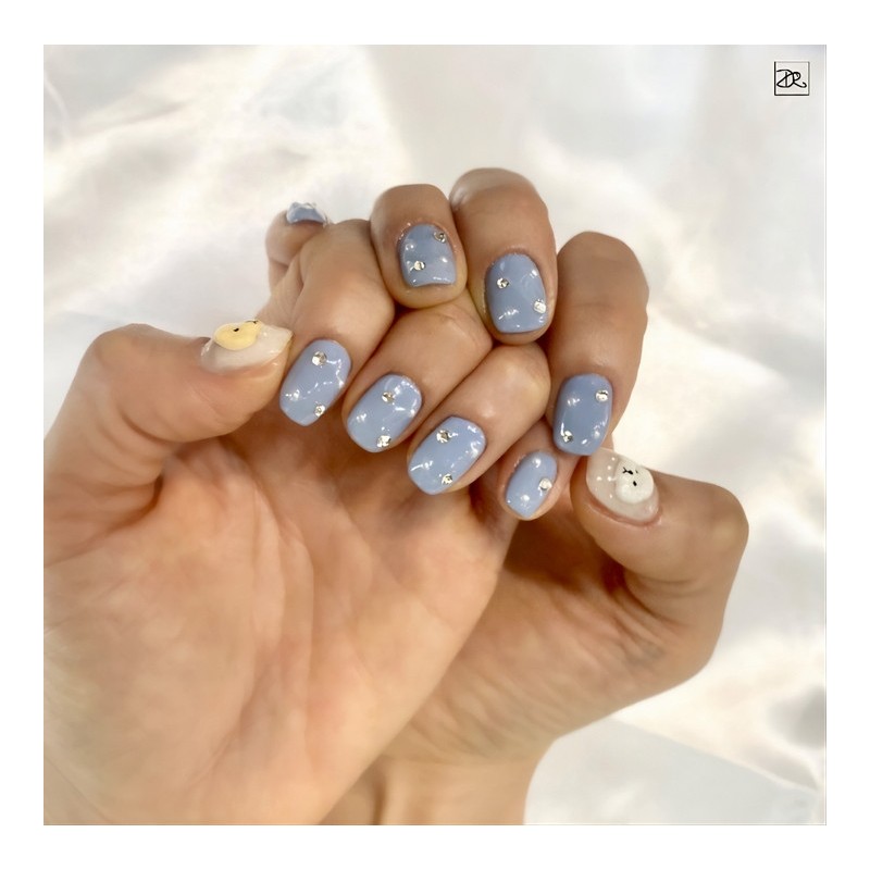 Dara Beauty January Art of the MonthStone Pearl Nail❣ /