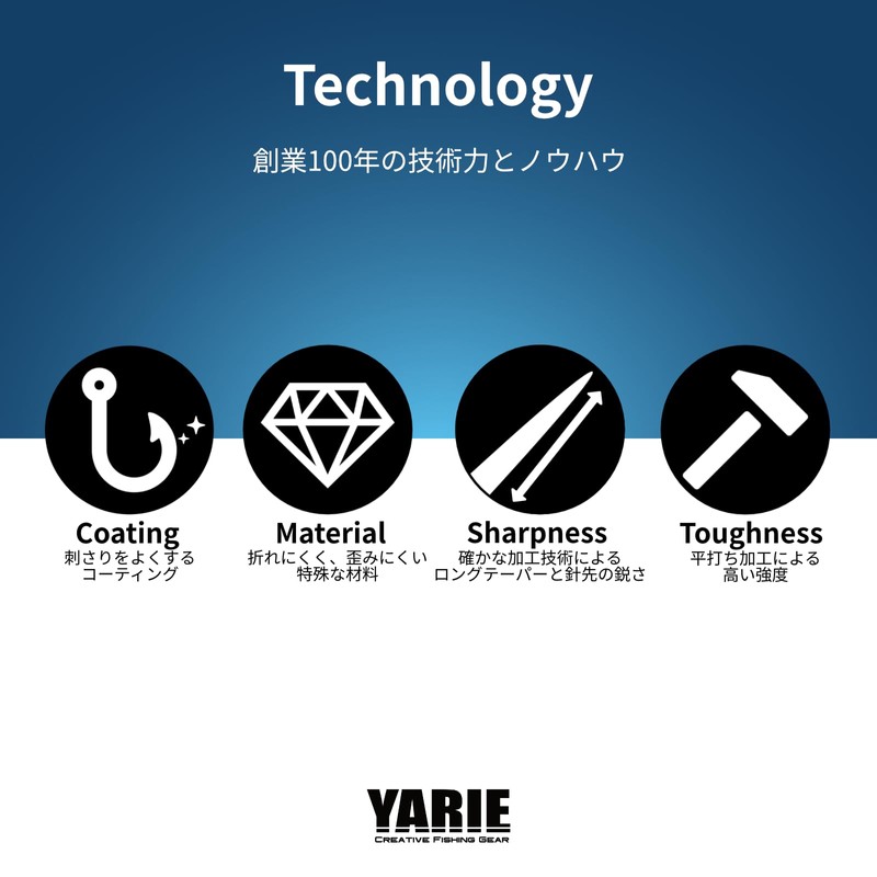 YARIE (ヤリエ) ST Hook No. 731 Area Trout Barbless Single