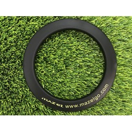 MAZEL Putting Cup/Ring - All-Direction Golf Practice Hole Trainer, Black