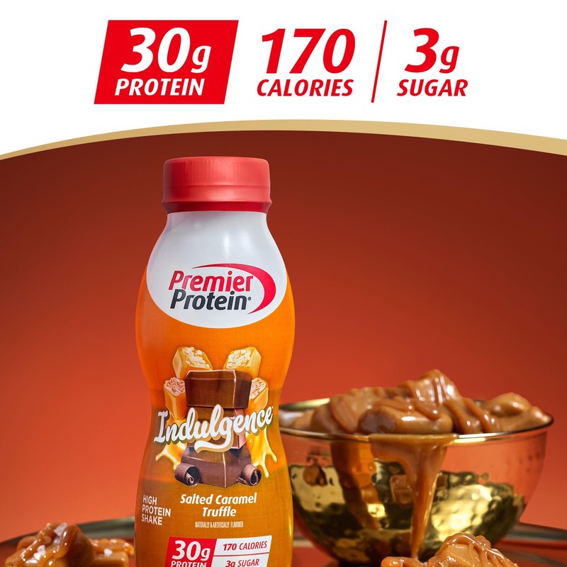 Premier Protein Shake INDULGENCE, Salted Caramel Truffle, 30g Protein, 170