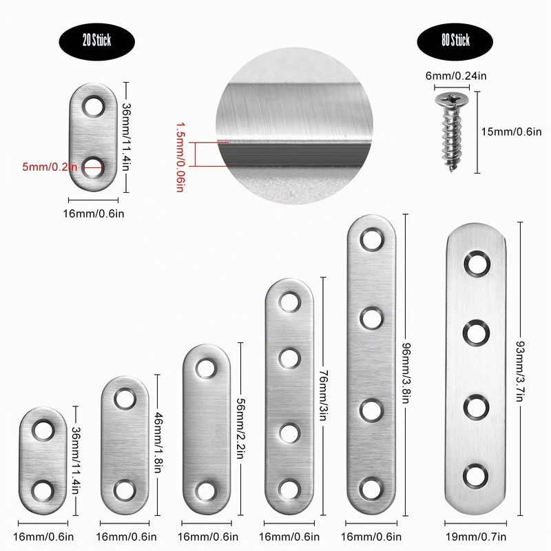 Angle Connector Flat Angle Brackets Right Angle Stainless Steel Corner