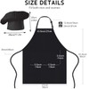 Apron,H HOME-MART 2 Pack Adjustable Bib Chef Apron Cooking Apron