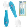 2pcs Spoon and Fork Flatware Cutlery Dinnerware Pieces Set for