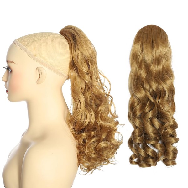 YUDAOHAIR 8 Inch Ponytail Extension Freedom Curl Clip In Curly