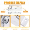 4 Pack Window Sash Locks, White Cam Action Window Locks