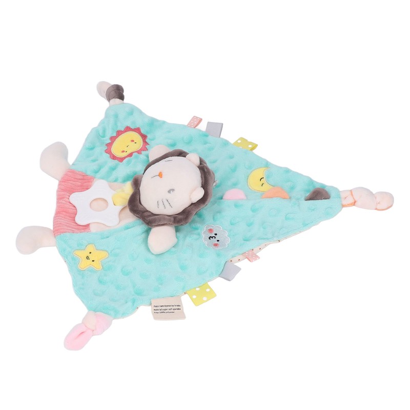 Baby Security Blanket Biteable Teether Baby Snuggle Blanket Baby Teething