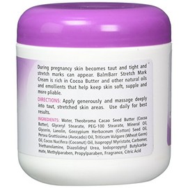 BalmBarr Cocoa Butter Formula Stretch Mark Cream 6oz