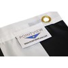 Thin Blue Line American Flag, Sewn & Embroidered (2 x