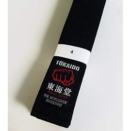 Tokaido Japanese Cotton Belt - BLBK (PRO) - 1.5" (#6/295cm - 116" inches)