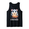 Cute Hamster Asteroid Pun Science Space Hamsteroid Tank Top