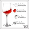Vikko Wine Glasses, Set of 4 Red Wine Glasses, 12.75