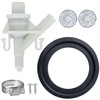 1 Kit is 385311641 RV Toilet Water Valve Kit &