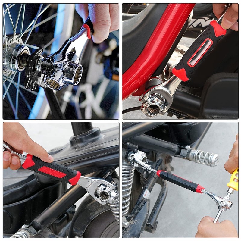 XINYUEST 52 in 1 Socket Wrench, Stainless Steel Multifunction Wrench