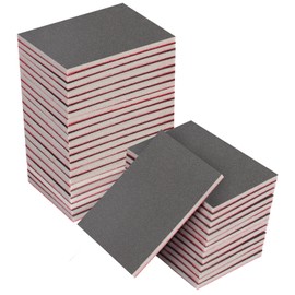 MOGRQAP 32 PCS 2500 Grits Sanding Sponge Set, 70x100mm Wet Dry Reusable Block Soft Foam Sandpaper Flexible Foam Filled Sanding Pad for Plastic Drywall Metal Wood Furniture Polishing, DIY Sanding Tools