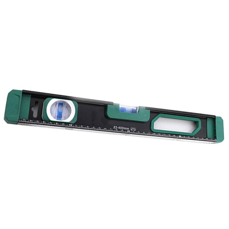 Magnetic Level Ruler with Scale Aluminum Alloy Horizontal Bubble Gauge