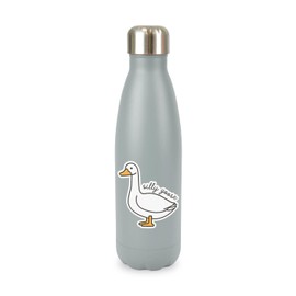 New Spirit Original Silly goose cute funny fun aesthetic trendy trend meme screw top lid stainless steel water bottle drinks cup water bottle refill cute fun explore travel