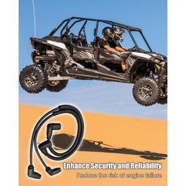 2 PCS Spark Plug Wire with Cap Fit for Can-Am Commander Maverick 800 1000 Defender TRAXTER HD8 HD9 HD10 Replace 420665333 420265020