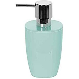 Spirella Pure soap dispenser bathroom accessories, polystyrene, 15 x 7.5 x 7.5 cm, Polystyrene, mint, 15 x 7.5 x 7.5 cm