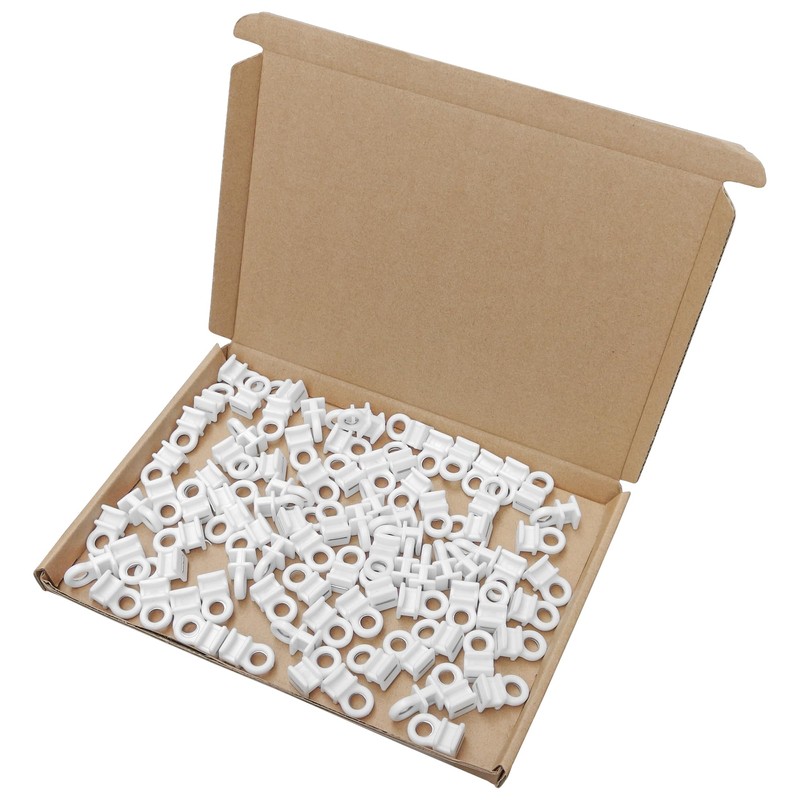 90 PCS Curtain Track Gliders – Plastic Curtain Rollers with