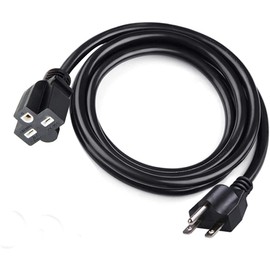 20FT NEMA 6-15P/6-15R Power Extension Cord for 220/240V Air-Condition,Power Cable for Led Grow Lights, Digital Ballast Power Cord,UL Listed 3 Prong 14 Gauge SJTW Cable,15 Amp 240Volt Phyoto