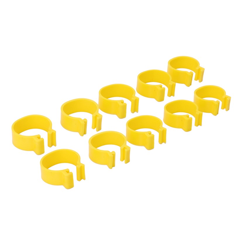 100PCS Chicken Ankle Rings Reusable Plastic Duck Leg Bands Clips
