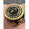 Army Mens Real 14k Gold Plated 925 Silver US Army