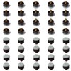 OKKO Billiard Pool Cue Screw-On Tips Soft, Pack of 40