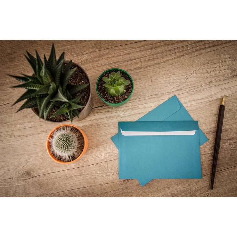 Pack of 25/50/100 Envelopes Petrol DIN C6 Windowless (Pack of