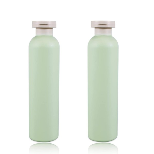 Yunmoxiao 2 Pcs 260ml/8.8oz Squeeze Bottle with Flip Cap, Refillable