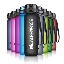 Alphapace leakproof Water Bottle, 1 Litre, BPA-Free Water Bottle for Sports, Cycling & Outdoor Activities, with Fruit Infuser.