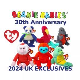 Ty New! Ty Beanie Babies 30th Anniversary UK RELEASE Limited Edition Foster Monkey