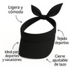SG SOLEDAD GARCIA Visera Ajustable para Mujer - Protección UV,