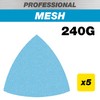 Trend Professional 93 mm Delta Sanding Pads for Multi-Tools, 240