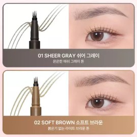Kiss Me [키스미]NEW] 페이크 리퀴드 아이브로우 [02 소프트 브라운] [Kiss Me] NEW] Fake Liquid Eyebrow [02 Soft Brown]