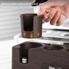 Bincoo Multifunction Espresso Tamper Station-Rectangular Fit 51/53/58mm (Brown)