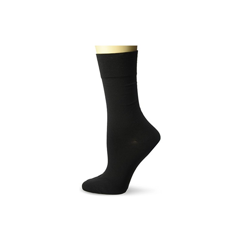 HUE Ultrasmooth Sock 3 Pack Black One Size
