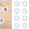MOROBOR Flexible Silicone Cable Cord Grommet, 8pcs 1.5 Inch White