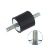 X AUTOHAUX 4pcs M4 Anti Vibration Rubber Isolator Mount 15x15mm