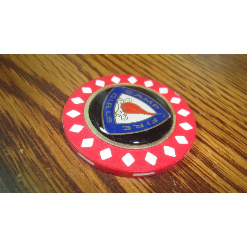 Golf Design CAMP FIRE GIRLS 3D Epoxy Diamond design Poker