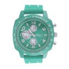 Geneva Womens Platinum Silicone Watch