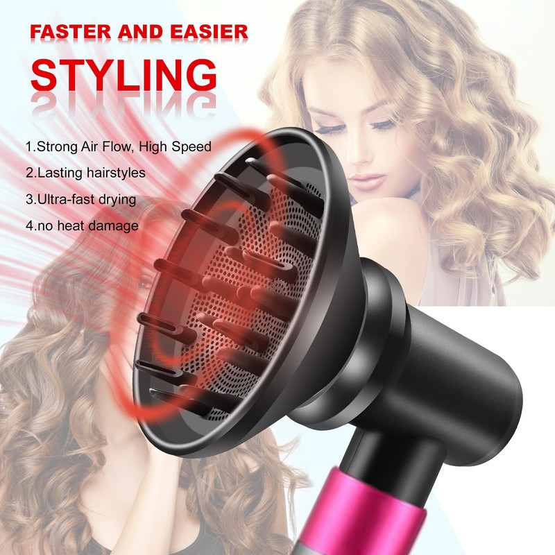 Diffuser and Adaptor for Dyson Airwrap Styler, Hair Dryer Diffuser