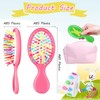 Meanplan 16 Pcs Easter Basket Stuffers Easter Mini Hair Brush